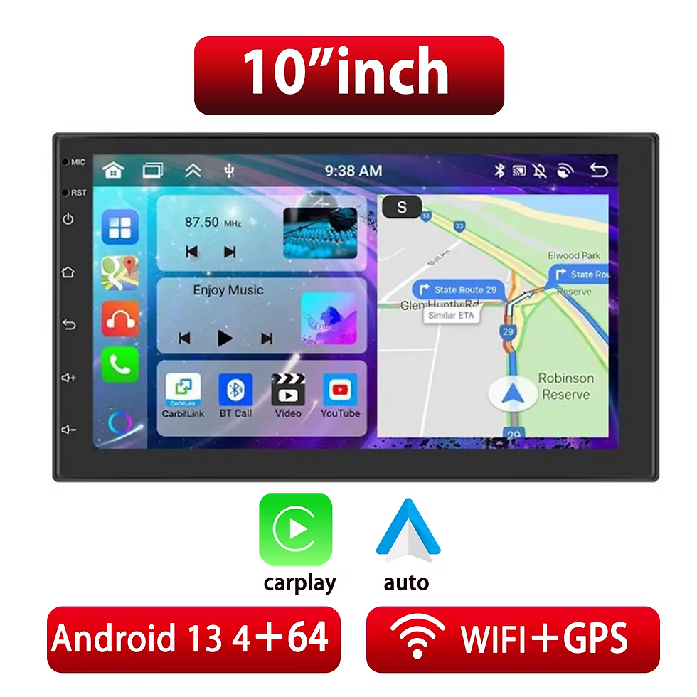 Thumbnail: ESSGOO 2 Din Android Car Radio Carplay 7 9 10 Inch Car Multimedia Video Player S