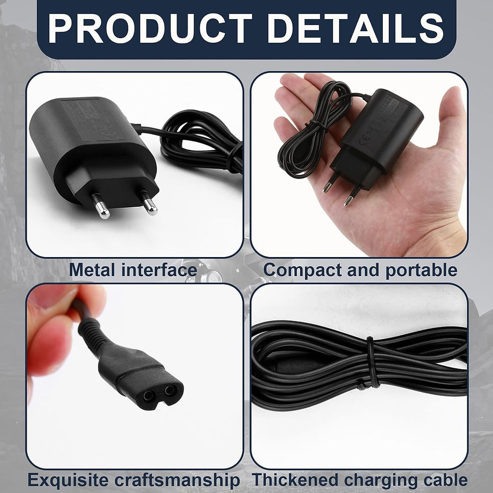 Thumbnail: LISI 12V Charger Fit for Braun Series 3 5 7 9 1 3040s 310s 340S 5018s 5190cc 504