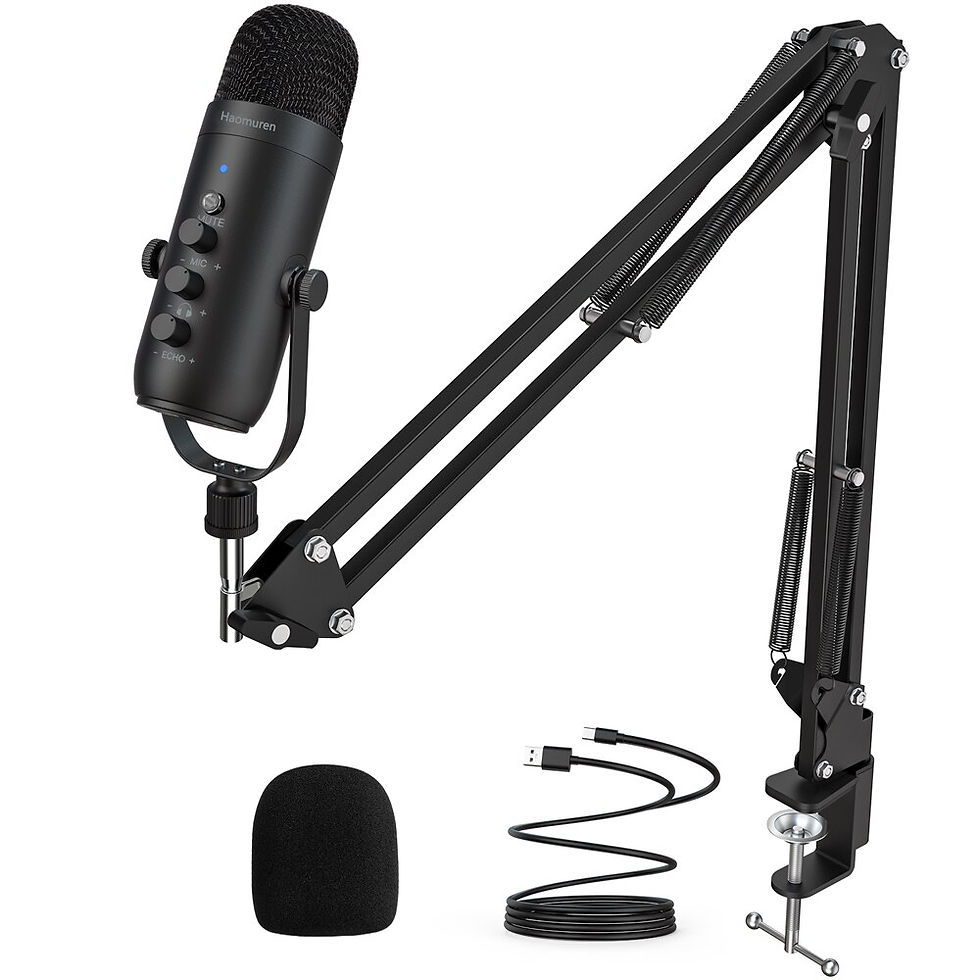 Thumbnail: Haomuren Professional USB Streaming Podcast PC Microphone Studio Cardioid Conden
