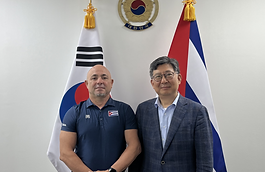 쿠바 태권도협회장의 대사관 방문