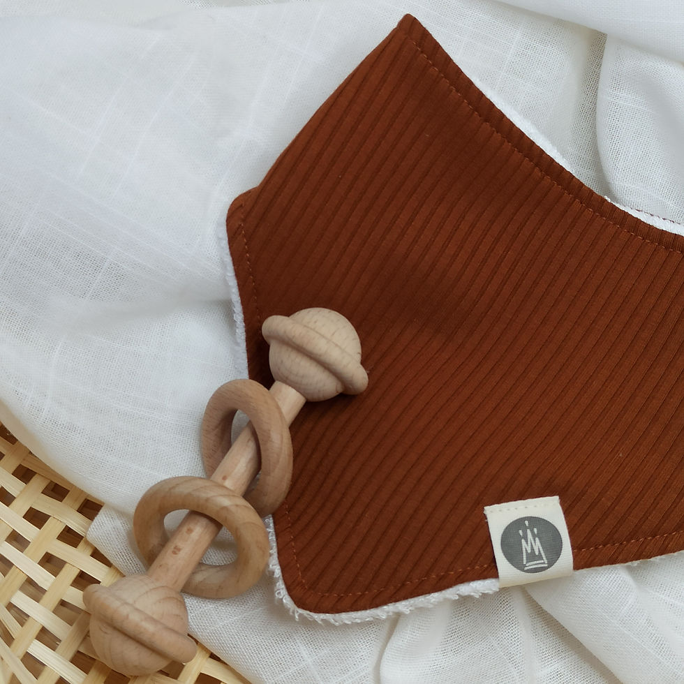 BAVOIR ABSORBANT "style foulard" SÉQUOIA