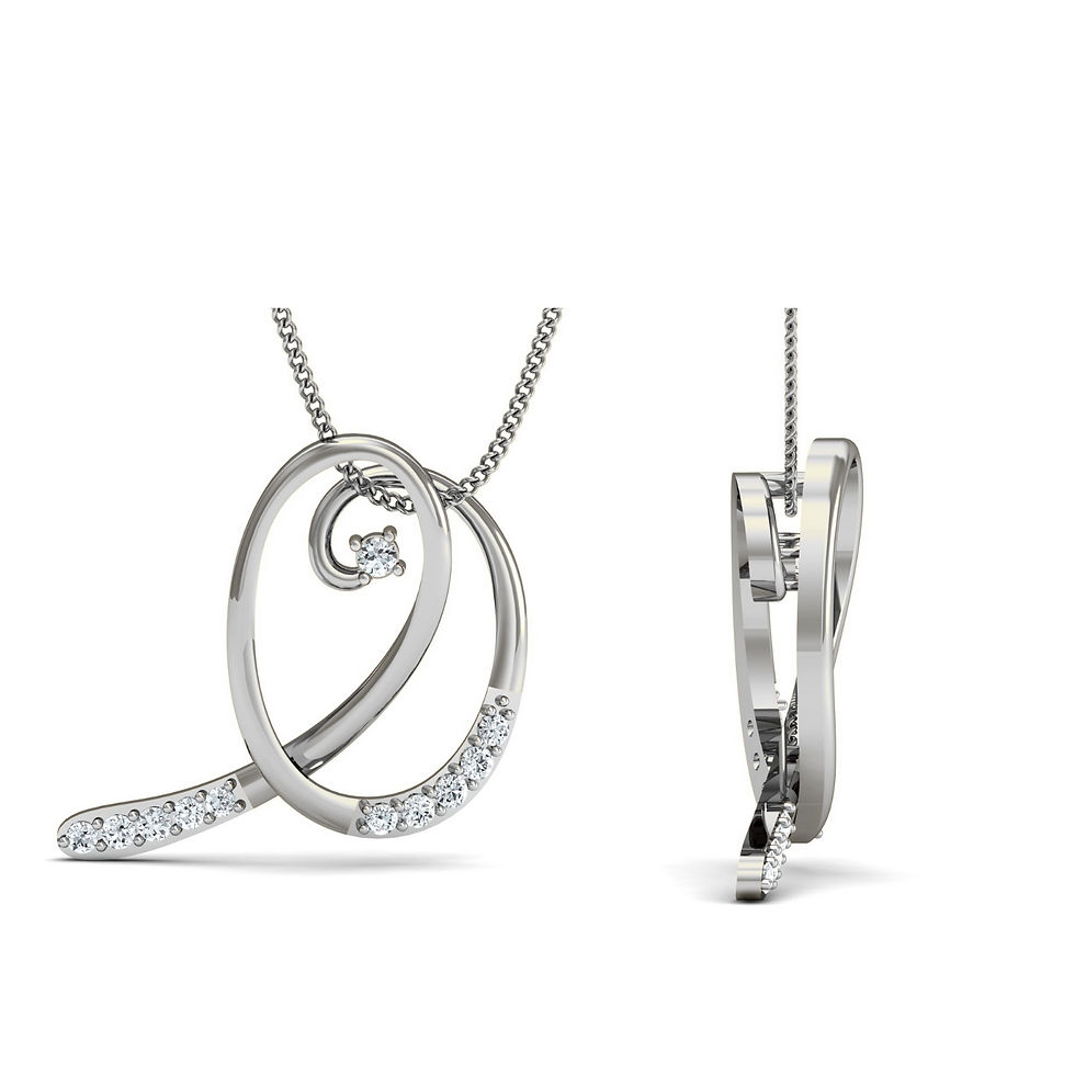 Zoey Diamond Pendant Necklace