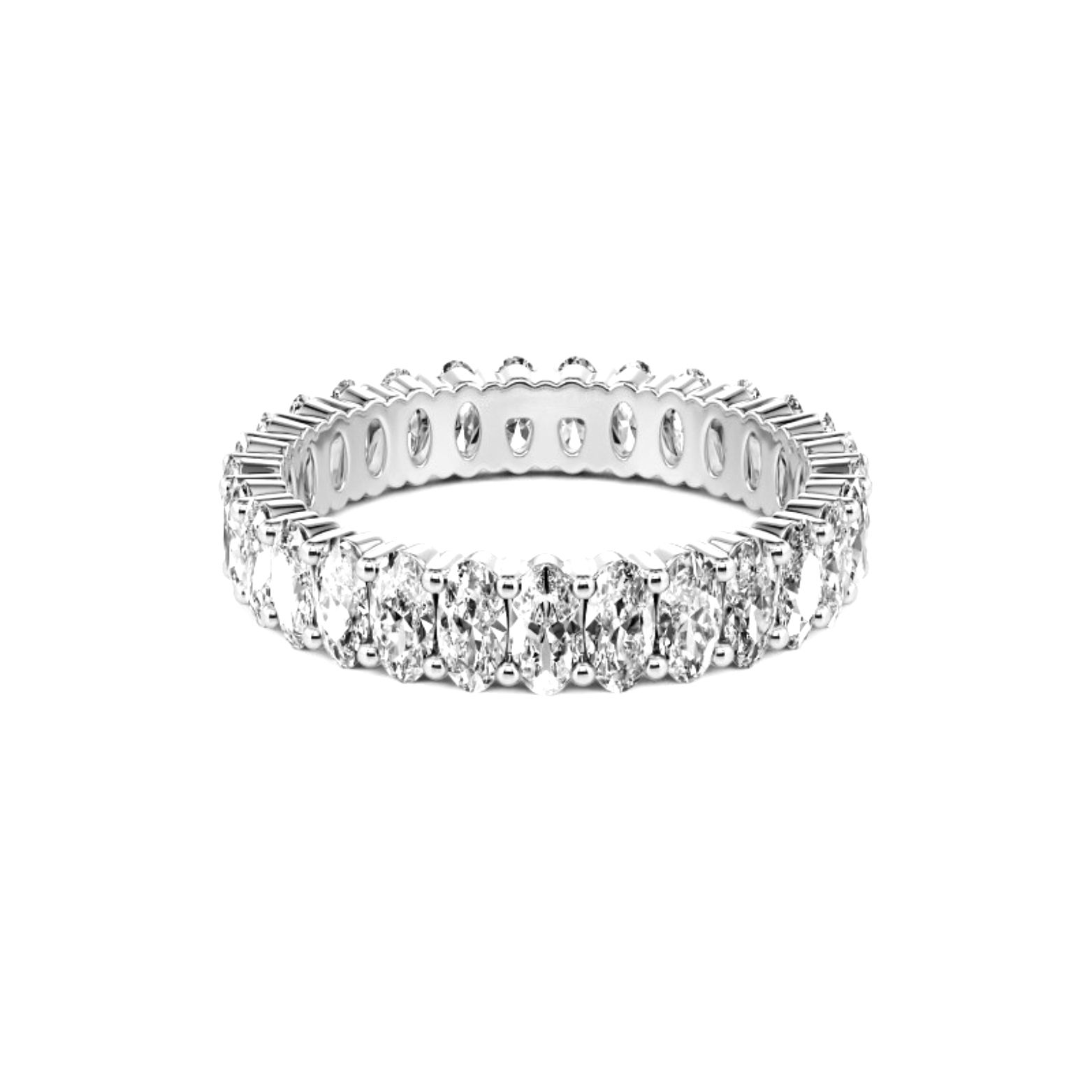 Eileen Oval Cut Diamond Eternity Ring