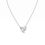 Thumbnail: 1ct Heart Cut Solitaire Diamond Necklace