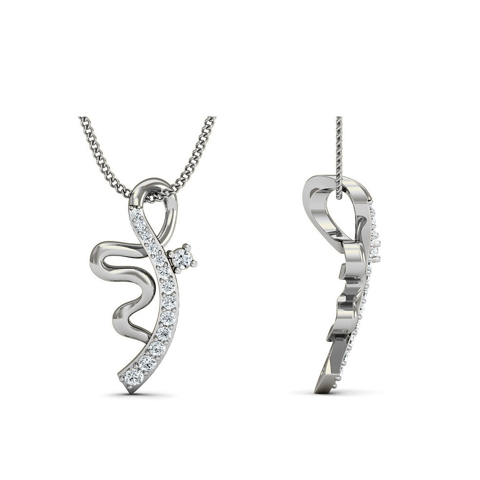 Charlotte Diamond Pendant Necklace