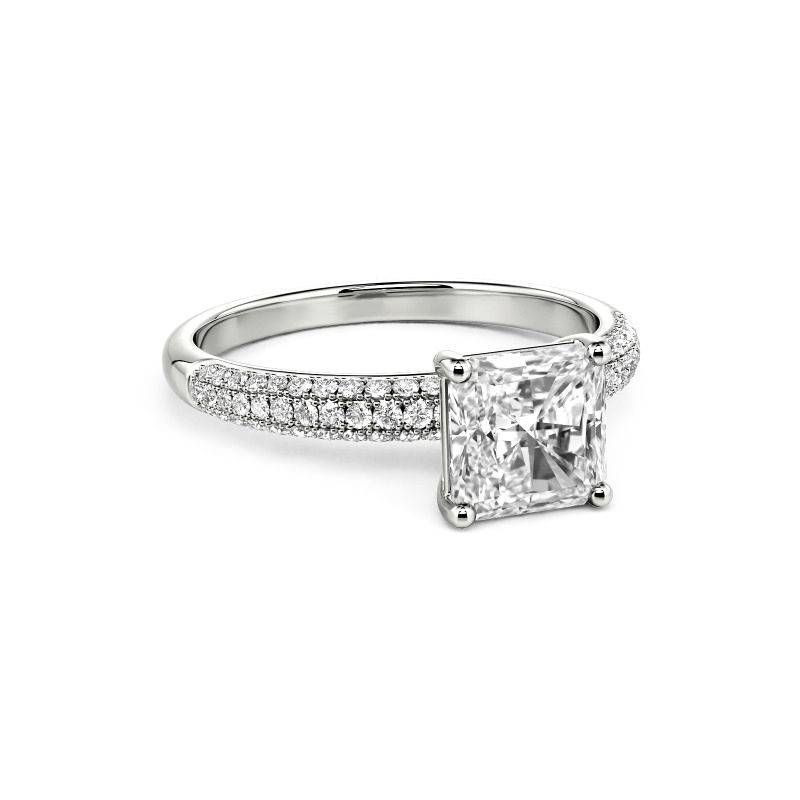 Hecate Cushion Cut Diamond Solitaire Ring