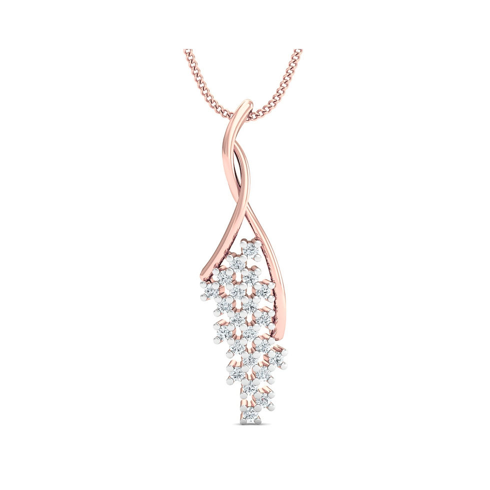 Thumbnail: Eleanor Diamond Pendant Necklace