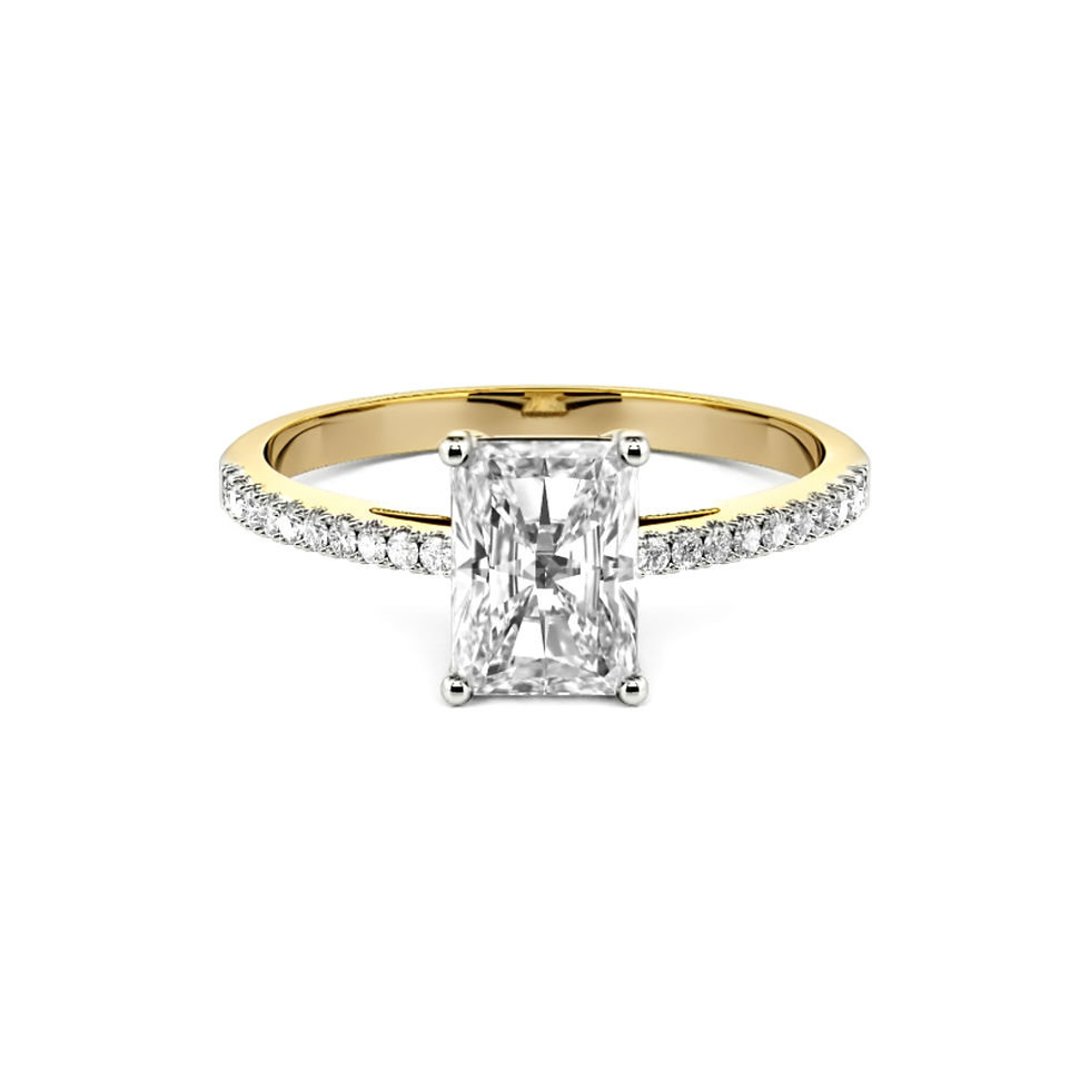 Thumbnail: Astraea Radiant Cut Diamond Engagement Ring