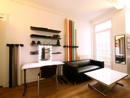 Studio photo à Paris, loge makeup