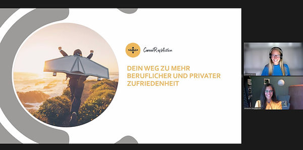 CareerReflAction Online Infoveranstaltlung