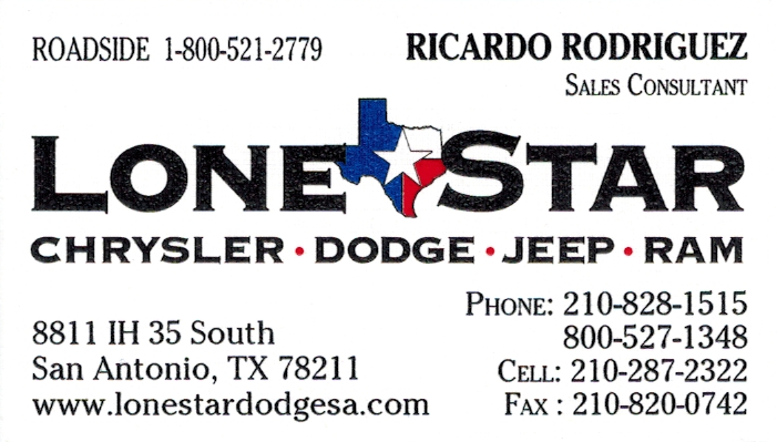 Ricardo Rodriguez of Lone Star Dodge