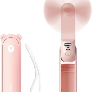 photo of portable mini fan to keep cool on the go