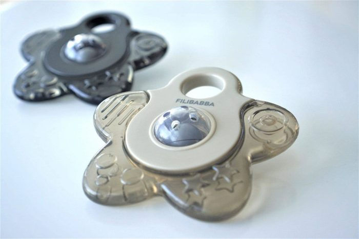 Thumbnail: Filibabba Teether Cooling Stars 2 pack- GREY MIX