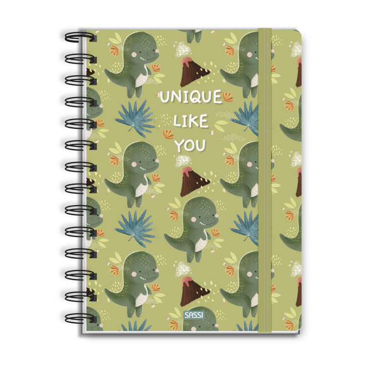 Notebook A5 Cracky the dinosaur