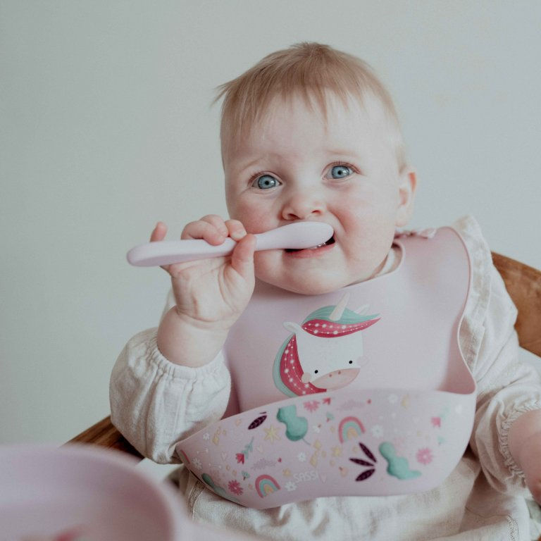 Thumbnail: Silicone bib Sparkly the Unicorn 