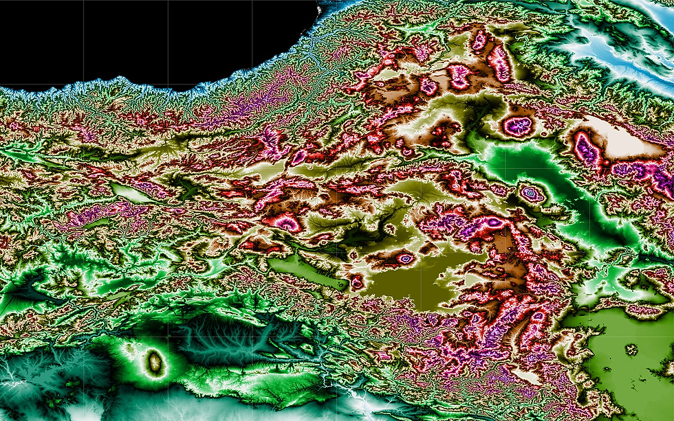 topografya haritası özellikleri