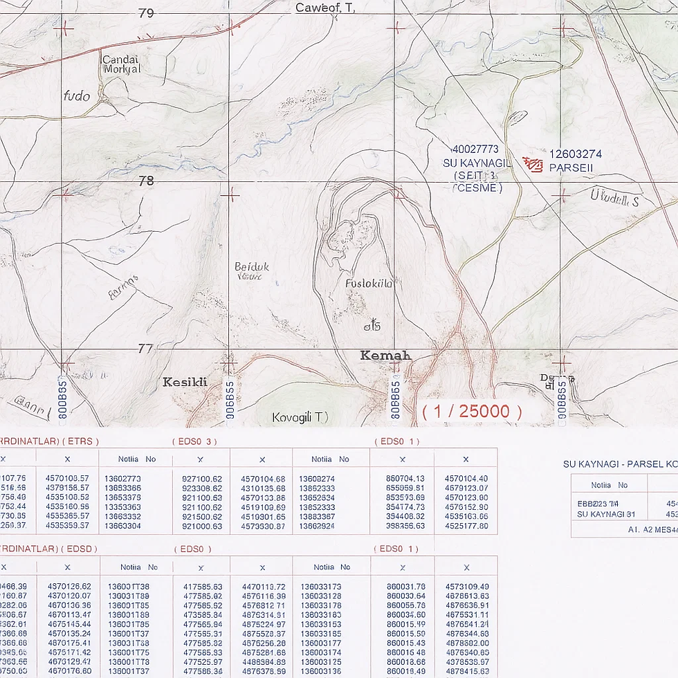 topografya haritası nedir