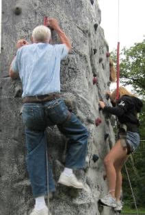 No one is too old for climbing!