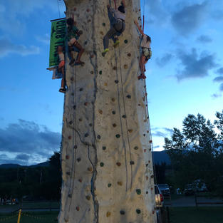 Yes we can climb after dark!