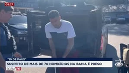 Suspeito integraria uma facção criminosa baiana e estava com mandado de prisão em aberto