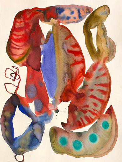La sala art gallery - arte contemporaneo de emma larsson - acuarelas - watercolor
