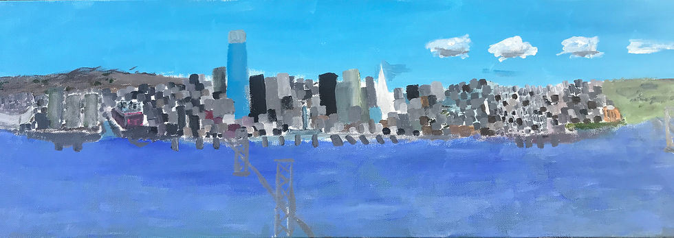 San Francisco Panorama - Chase Arena to Golden Gate, 2020