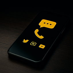 Image of several different mobil communications