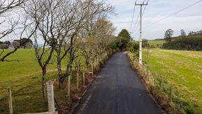 Estrada do Buraco do Padre já tem três quilômetros de asfalto
