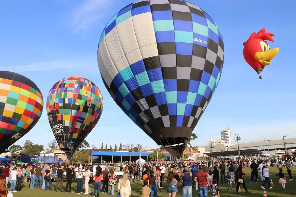Festival de Balonismo terá três dias de atrações gratuitas em Castro