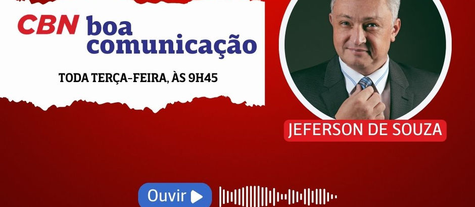 CBN Boa Comunicação - Jeferson de Souza - 12/05/2026
