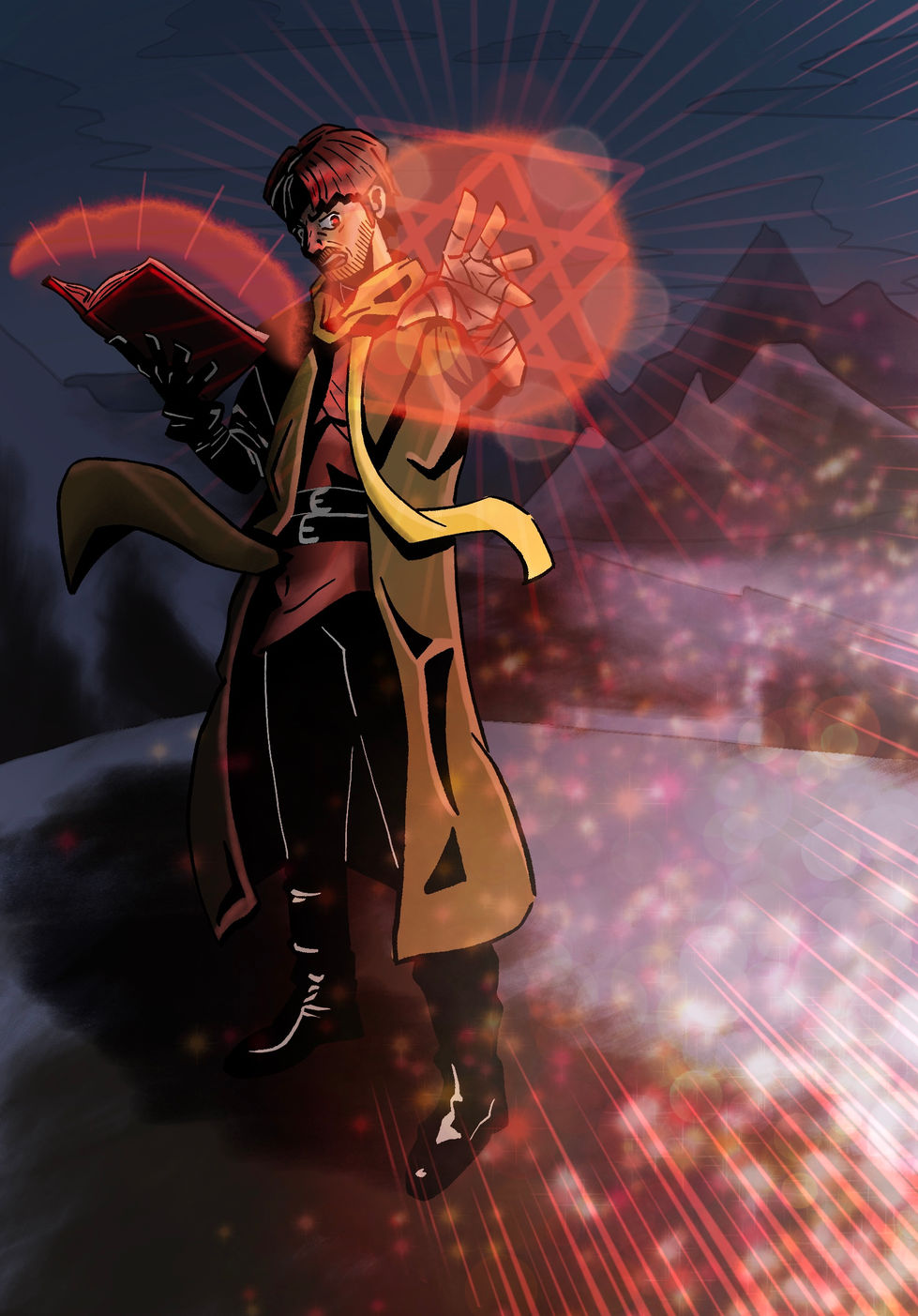Figure Drawing 3 - Fire Wizard