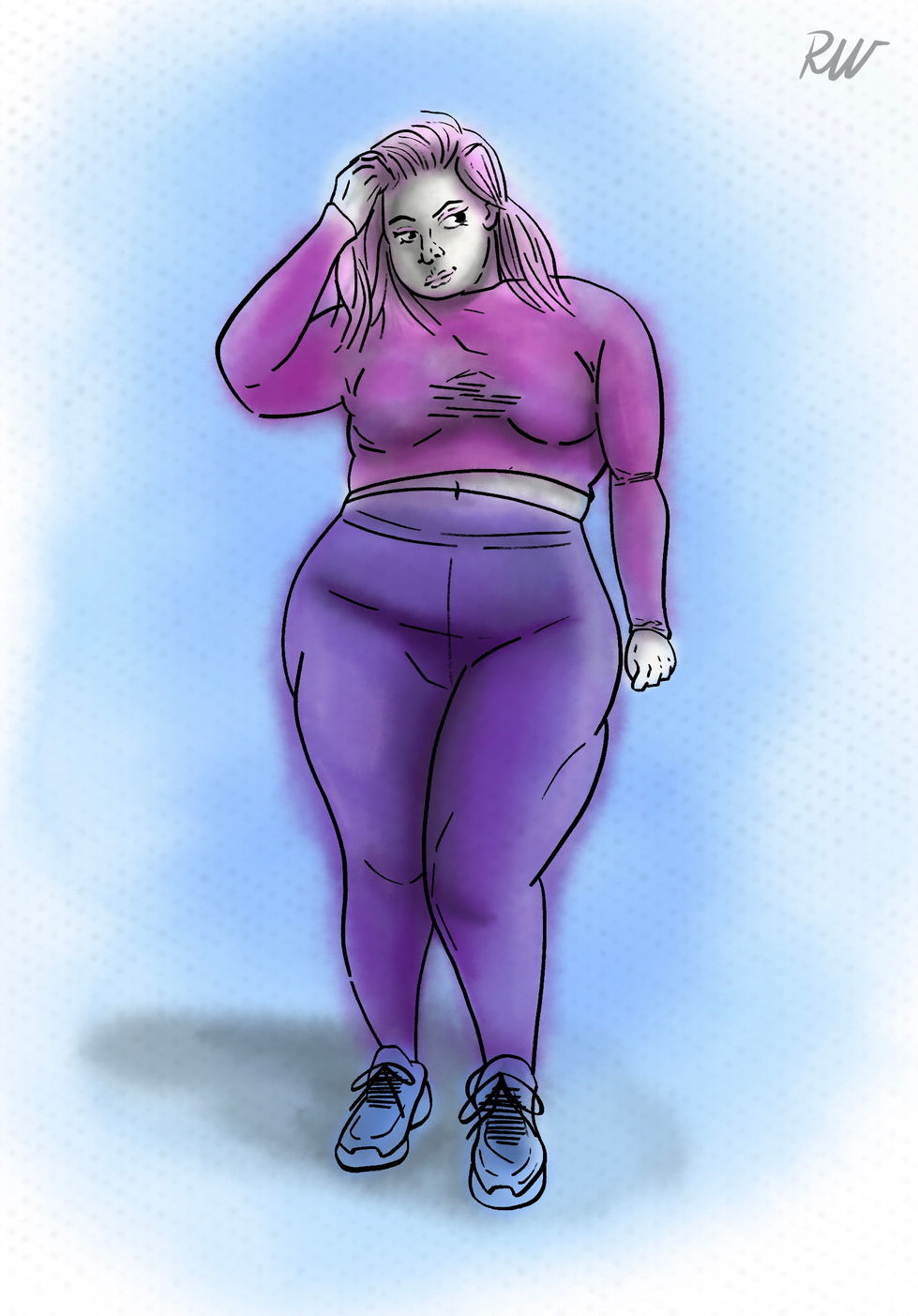 Figure Drawing 1 - Lady