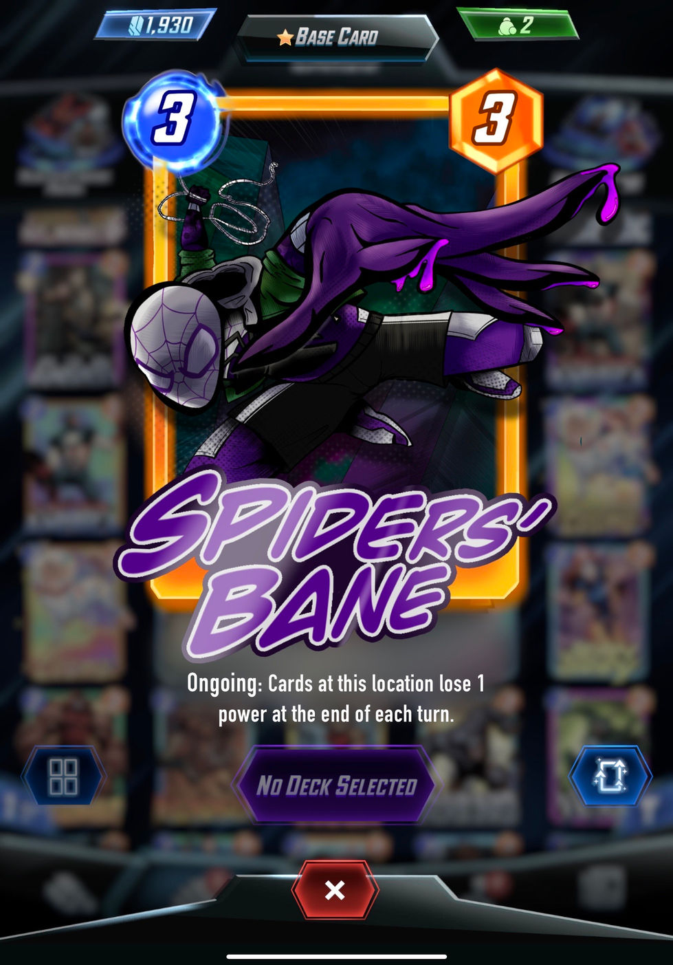 Marvel SNAP: Spiders' Bane