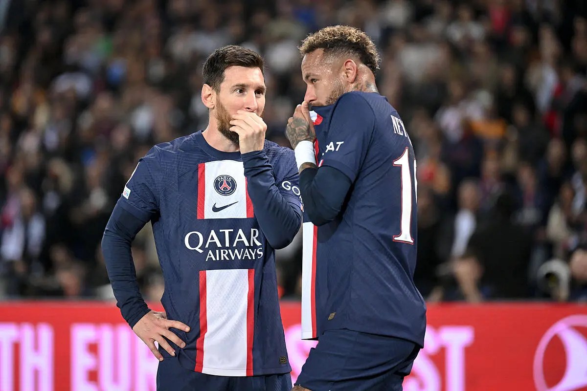 Lionel Messi et Neymar Jr en Ligue des Champions cup