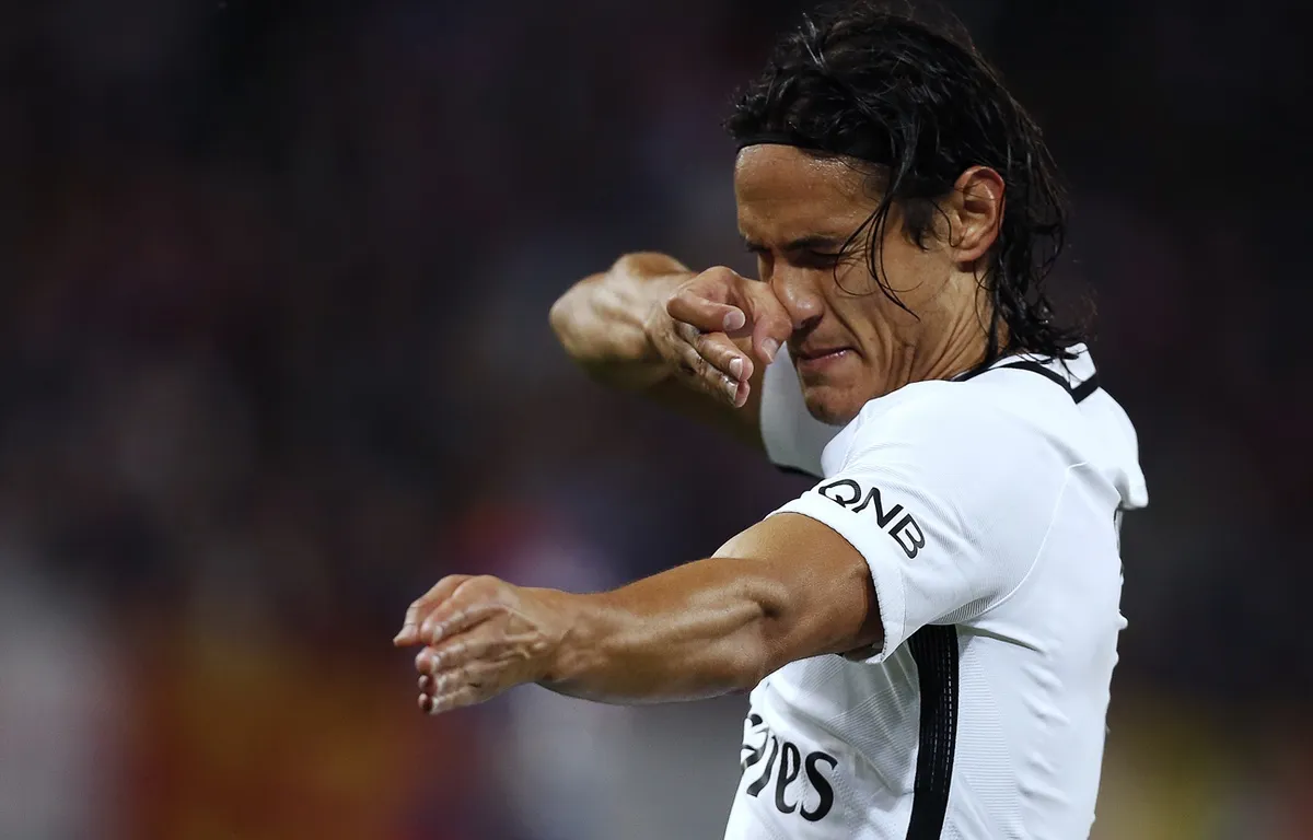 Le quadruplé d'Edinson Cavani face à Caen