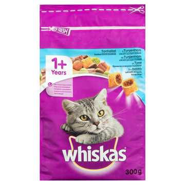 WHISKAS KEDİ MAMASI TON BALIKLI 300 GR
