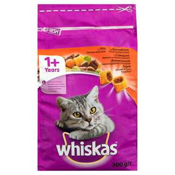 WHISKAS KEDİ MAMASI SIĞIRLI 300 GR