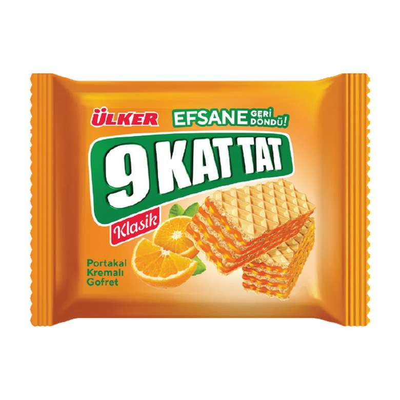 ÜLKER 9 KAT PORTAKAL KREMALI
