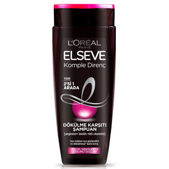 ELSEVE ŞAMPUAN L ORÉAL PARİS KOMPLE DİRENÇ DÖKÜLME KARŞITI 2 Sİ 1 ARADA ŞAMPUAN
