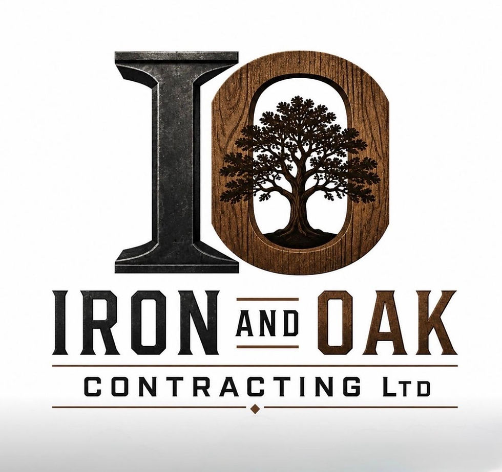 Iron & Oak Contracting Logo