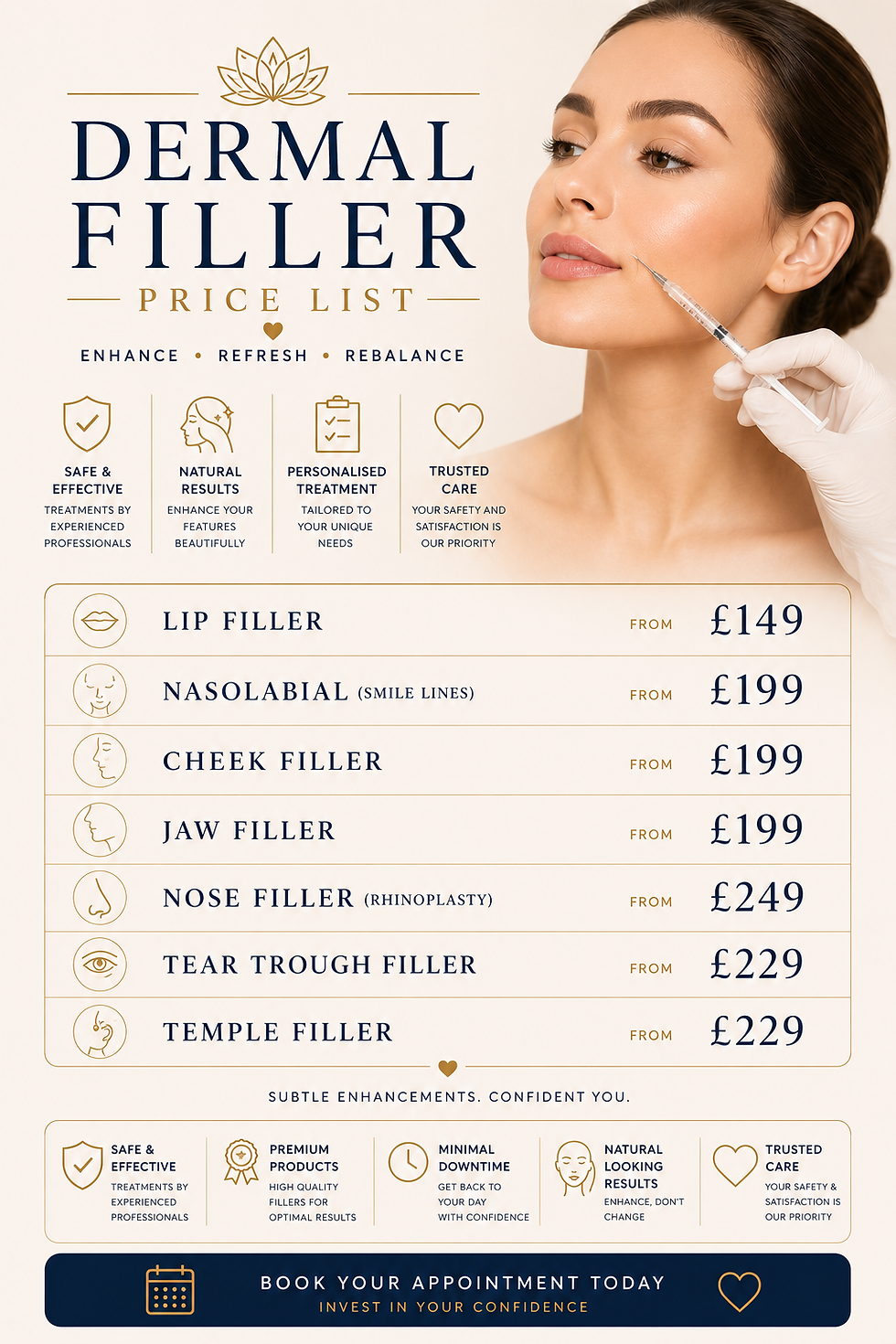 Dermal filler treatment in London and Fulham