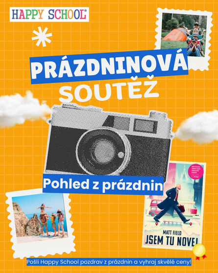 Prázdninová soutěž Happy School: Staň se spisovatelem a pošli pohlednici z prázdnin