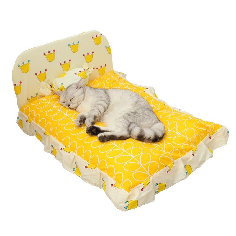 Thumbnail: Pet Bed for Small Dogs and Cats, Washable Design