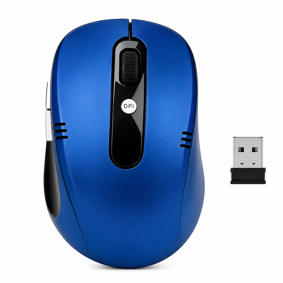 Miniatura: Mouse sem fio recarregável para computador