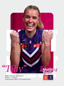 Tilly Banfield makes AFLW debut for Fremantle - Sun 14 Sep 2025