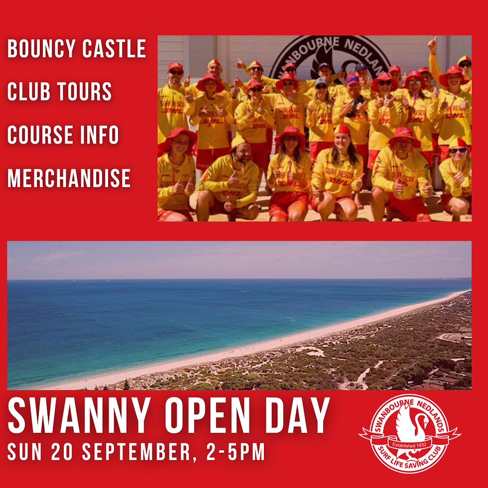 SNSLSC Open Day - Sunday 20 September 2026