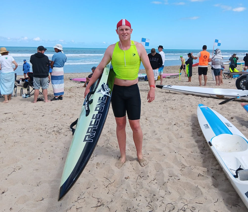 Stirling after the Open Male Board Race