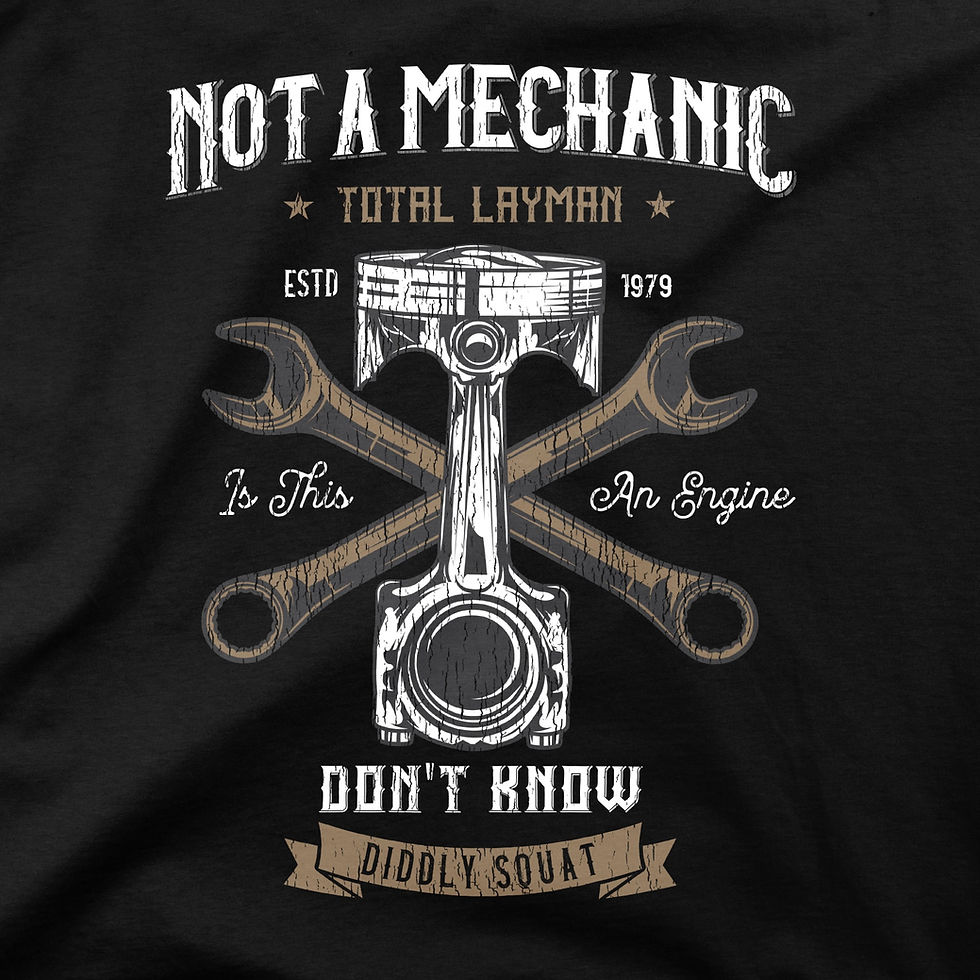funny sarcastic not a mechanic adult tshirt