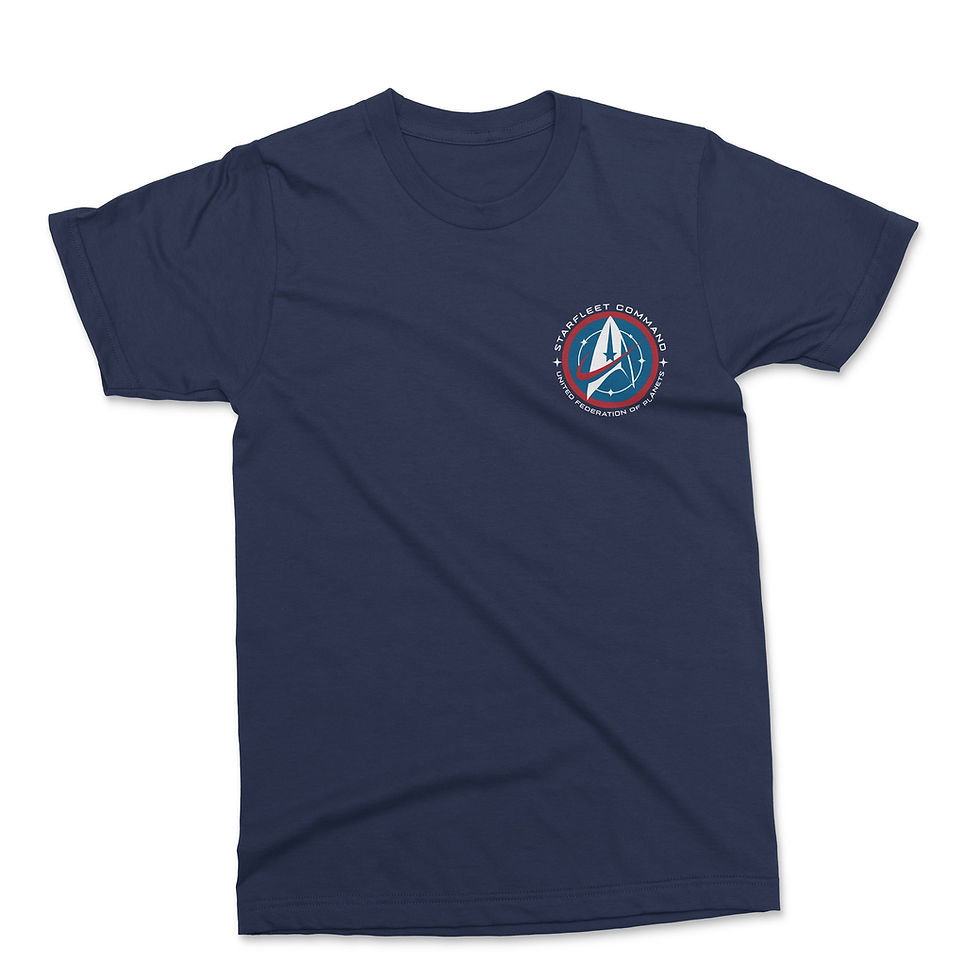 Star Trek Starfleet Federation of Planets adult unisex tshirt various colours