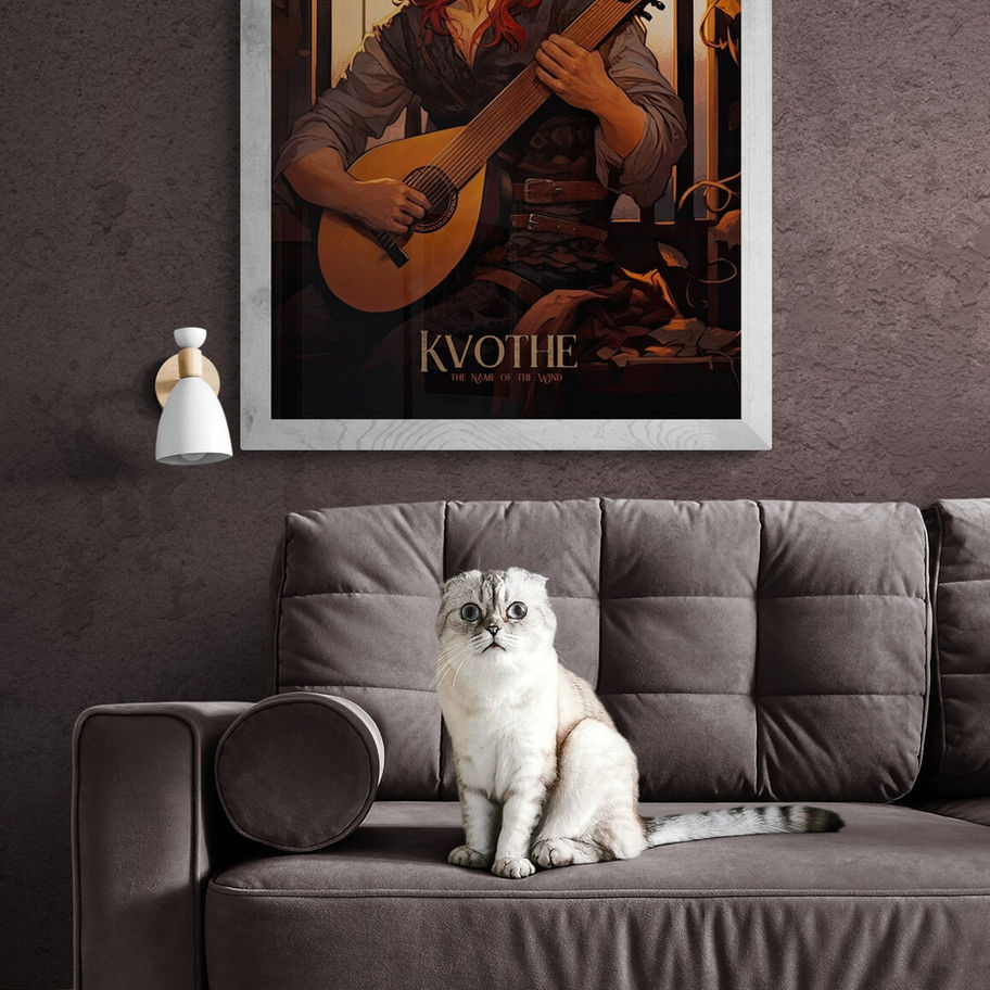 Kingkiller Chronicl Name of the Wind Kvothe Poster